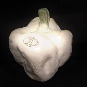 Ceramic Pottery Apple Shaped piece - Heartroom Gallery