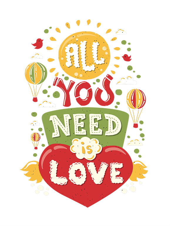 All you need is love - Thank you page