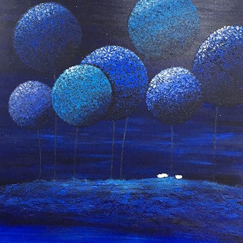 Complete - Textured Acrylic on Canvas