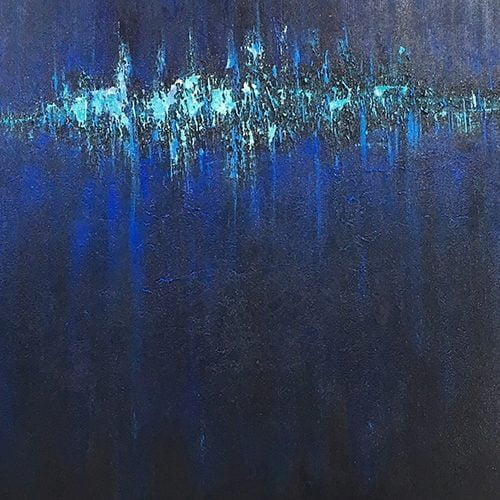 Reflections - Textured Acrylic on Canvas 30" X 40"