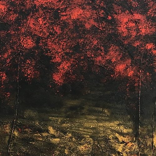 Passion - Textured Acrylic on Canvas 36" X 36"